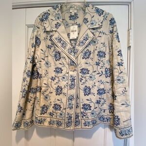 Patterned Blazer NWT